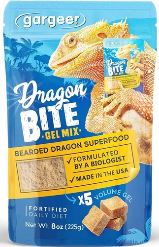 Vista 7 de Gargeer Alimento para Dragón Barbudo de 3 onzas. Dieta Completa en Gel para Juveniles y Adultos. Fabricado con Orgullo en los Estados Unidos, Usando
