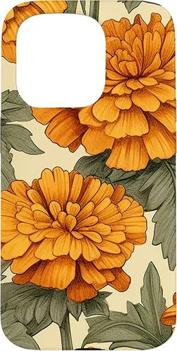 Vista 14 de Watercolor Marigold Flower Case for iPhone 16