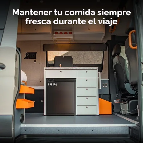 Vista 2 de BODEGA BODEGACOOLER Refrigerador de 12 Voltios, Refrigerador de RV con Control por APP, 65L (2.3 pies cúbicos) Refrigerador Congelador para RV
