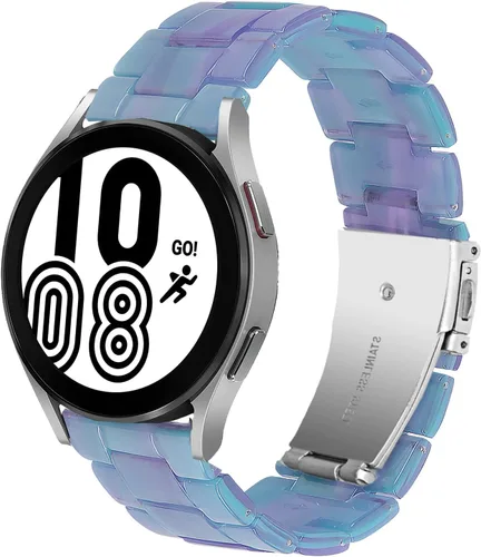 Vista 26 de Correa compatible con Samsung Galaxy Watch 6/6 Classic/Galaxy Watch 5/5 Pro / 4/4 Classic / 3 de 1.61 pulgadas / Active 2, correa de repuesto