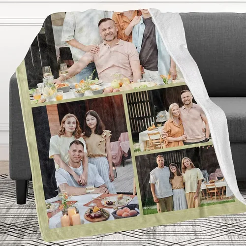 Vista 26 de Manta personalizada con imagen, mantas personalizadas para adultos y niños, manta de fotos personalizable, mantas personalizadas como regalo