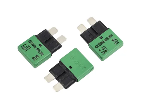 Vista 56 de GLOSO Circuit Breakers E37 Auto (T1) Reset Low Profile ATC/ATO - 1 Pack (3A)