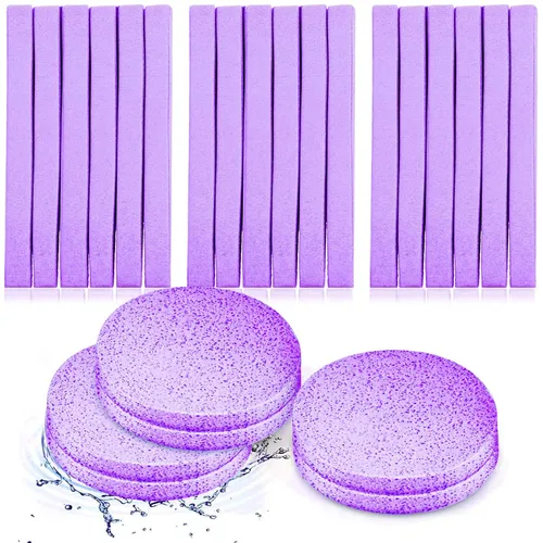 Vista 8 de Patelai 120 esponjas faciales comprimidas para esteticistas, eliminación de maquillaje facial, almohadilla de esponja de limpieza, exfoliante, spa