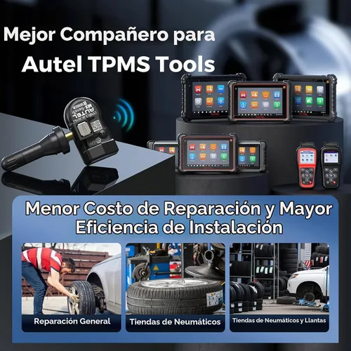 Vista 8 de Autel TPMS Sensores Juego de 4 sensores universales 2 en 1 MX-Sensor 315