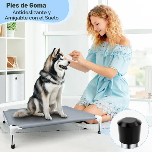 Vista 5 de Cama elevada para perros, cama elevada para perros grandes, camas