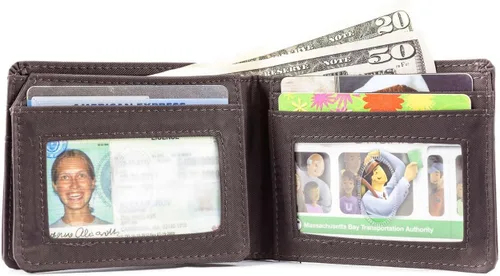 Vista 2 de Big Skinny Men's Slim Wallet