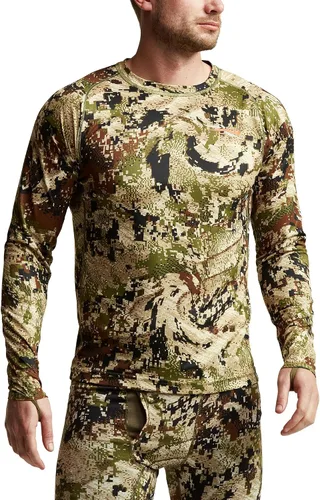Vista 2 de SITKA Gear Camisa de Caza Ligera Core Crew de Manga Larga para Hombre optifade subalpine
