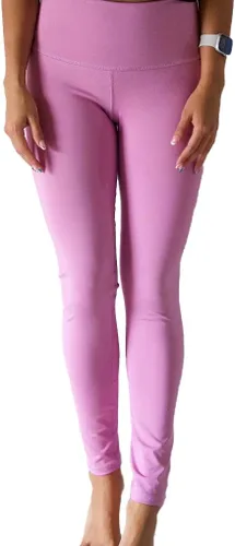 Vista 8 de Leggings de cintura alta para mujer, cómodos y elegantes pantalones de yoga con tela que absorbe la humedad (talla única, mediana y grande, morado)