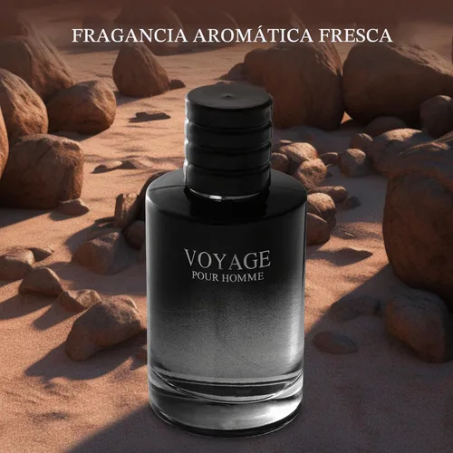 Vista 3 de Voyage for Men Eau De Parfum - Composición sofisticada de fragancia masculina de bergamota, pimienta, lavanda, anís estrellado y nuez moscada - Base