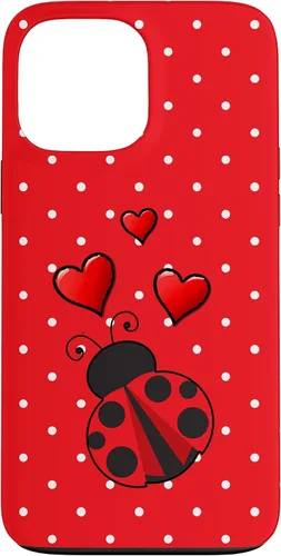 Vista 24 de Ladybug - Carcasa para iPhone 17, diseño de lunares rojos y blancos