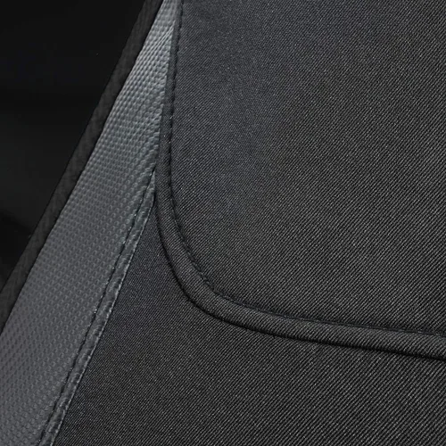 Vista 9 de Flying Banner Fundas de asiento de automóvil de fibra de carbono de calidad, tela de malla de aire, deportiva, respaldo bajo, respaldo alto