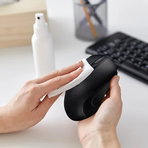 Vista 7 de Handepo Paquete de 12 mouse inalámbrico a granel, mouse inalámbrico de computadora de 1600 DPI con 3 botones, mouse inalámbrico para laptop