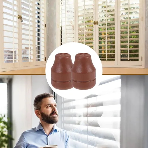 Vista 5 de DOITOOL Persianas para ventana, 6 unidades, pomos de cordón para ventana, extremo caído, cordón de plástico, borla para persianas o persianas