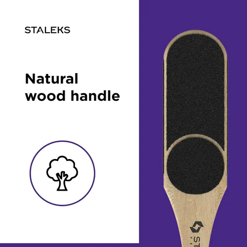 Vista 6 de STALEKS Beauty & Care - Lima de madera 10/3, grano 60/80/100/120
