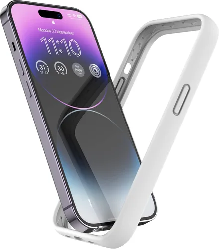 Vista 23 de Funda de silicona líquida para iPhone 12/12 Pro de 6.1 pulgadas, color negro [Absorción de golpes] [Protección de borde elevado]