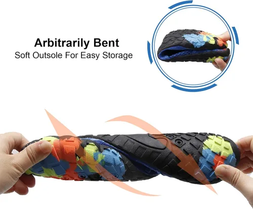 Vista 7 de L-RUN Zapatos de agua atléticos para senderismo para hombre y mujer