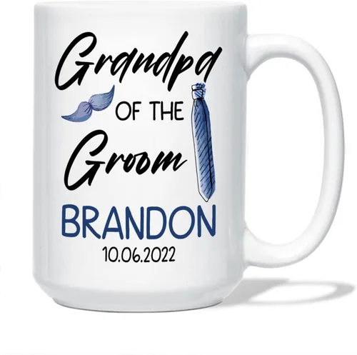 Vista 16 de Taza personalizada para la tía de la novia, taza de tía novia, regalo de boda para tía de la novia, regalo de tía de novia, taza de café de boda