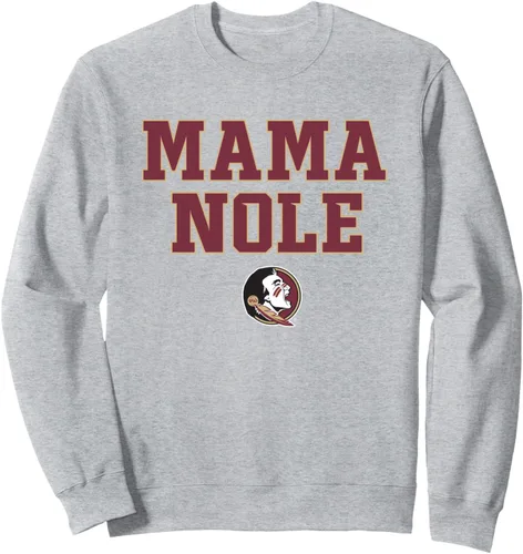 Vista 3 de Sudadera con licencia oficial de Florida State Seminoles Mom Mama Nole, Negro