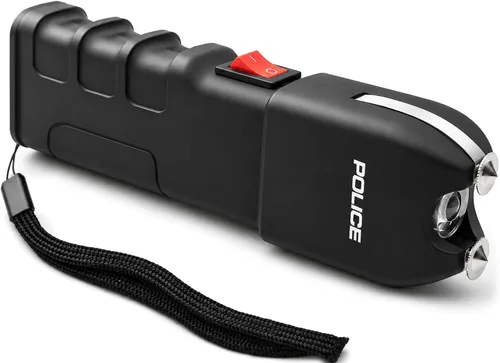 Vista 3 de Police 928, Extreme Voltage, pistola paralizante resistente, recargable, con linterna LED y función contra secuestros