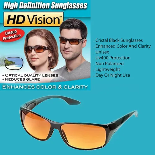 Vista 5 de Gafas de sol HD Vision Cristal, Negro