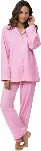 Vista 132 de PajamaGram Conjunto de pijama para mujer – Pijama para mujer, jersey novio, 100% algodón