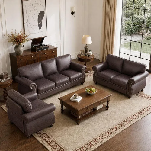 Vista 20 de Couchus Silla decorativa Mid-Century de 42 pulgadas de ancho, sofá