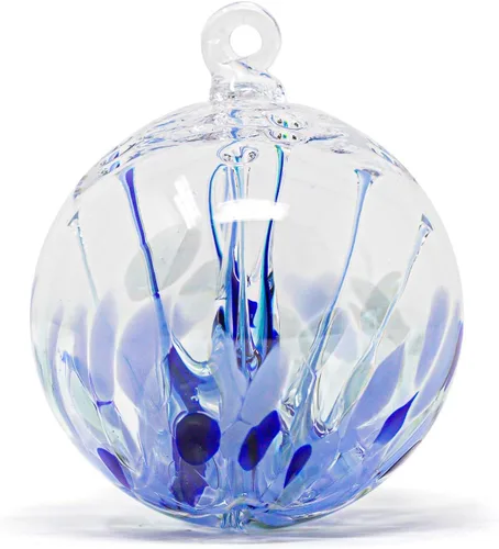 Vista 13 de Luke Adams Glass Mini árbol de la vida de cristal de 3 pulgadas Adorno hecho a mano Bola colgante para observar jardín Decoración del hogar