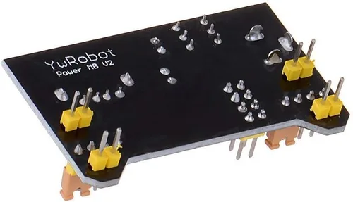 Vista 2 de HiLetgo 5 unids 3.3V 5V módulo de fuente de alimentación para MB102 102 prototipo Breadboard DC 6.5-12V o módulo de fuente de alimentación USB
