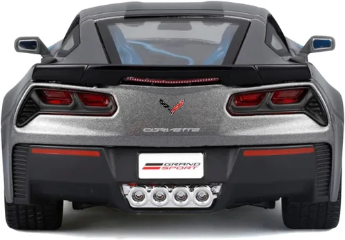 Vista 7 de Maisto Línea de montaje a escala 1:24 Chevrolet Corvette Grand Sport 2017 - Gris