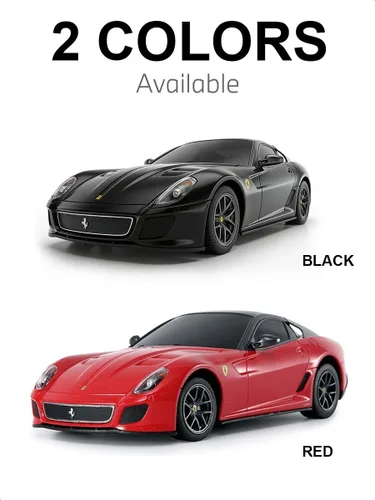 Vista 3 de RASTAR 46400 1/24 RC Car Ferrari 599 GTO con control remoto 2.4G Rojo