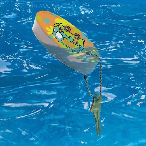 Vista 3 de GRAPHICS & MORE Scooby-Doo The Mystery Machine - Llavero flotante de espuma ovalada para barco de pesca, boya, Multi