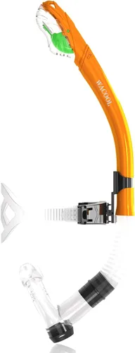 Vista 8 de WACOOL Training Headstrap Support Dry Top Snorkel Tube Comfortable Mouthpiece One-Way Purge Valve for Pool Open Water Scuba Lap Swimming Swimmer