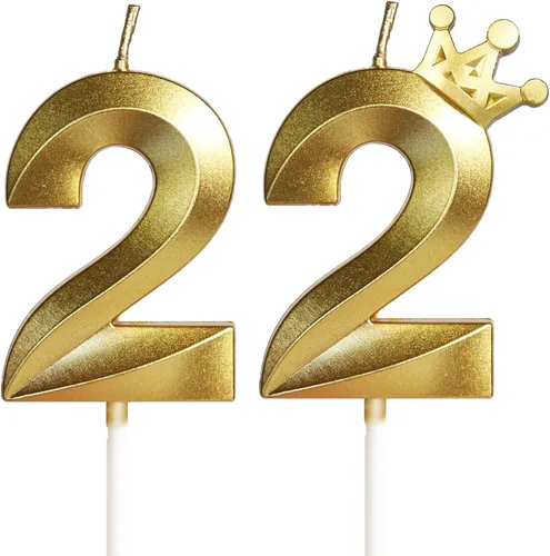 Vista 14 de Velas de cumpleaños número 10 para pastel, velas de oro rosa número 10 con corona, diseño 3D, decoración de pastel de cumpleaños para niñas