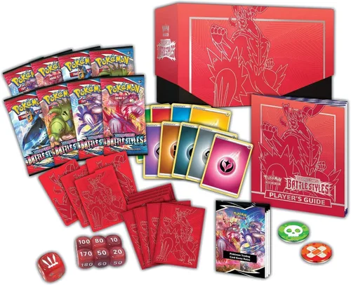 Vista 3 de Pokemon TCG: Espada y Escudo - Battle Styles Elite Trainer Box - Rojo