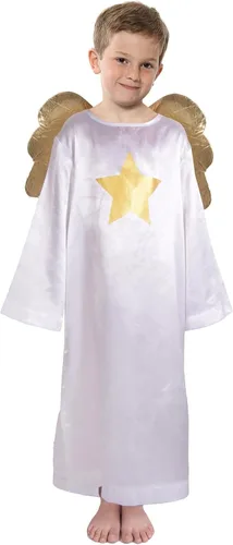 Vista 2 de Disfraz de ángel de Navidad para niños, disfraz de ángel de Navidad para niños, disfraz de ángel de Navidad