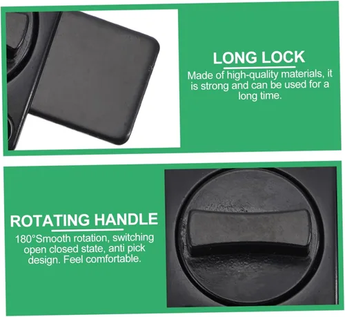 Vista 2 de BESTonZON Cerradura de cerrojo de metal para valla de metal Cerradura de cadena de puerta Muebles para el hogar Muebles deslizantes Cerradura