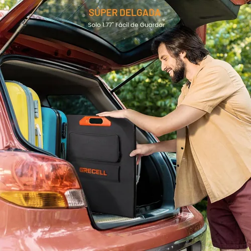 Vista 5 de el panel solar portátil 200W para el generador de la central eléctrica, flexible ultra ligero Foldable Solar Panel Kit, Lightweight
