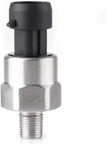 Vista 3 de Transductor de presión de 300 PSI Sensor de remitente con conector Transductor de presión de acero inoxidable con rosca NPT de 1/8 pulgadas