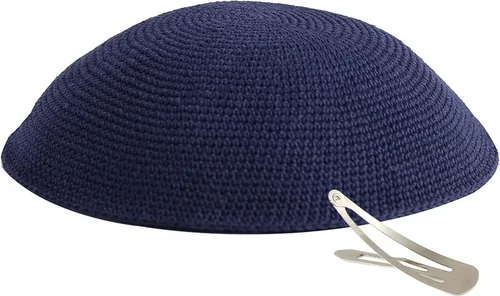 Vista 16 de Zion Judaica - Paquetes de Kipá de punto de calidad a granel, Kipppot o Kippas individuales, clips Kipa gratis incluidos