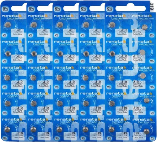 Vista 8 de Renata 319 SR527SW Baterías – 1.55 V Óxido de Plata 319 Batería de reloj (2 unidades)