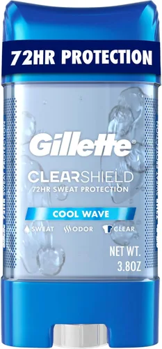 Vista 23 de Gillette Desodorante antitranspirante en gel transparente, ola fresca, 3.8 onzas