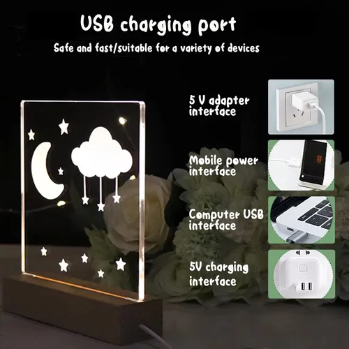 Vista 2 de Luz nocturna de superhéroe para niños, luz nocturna personalizada, luces nocturnas para habitación de niños, luz nocturna para guardería, luz