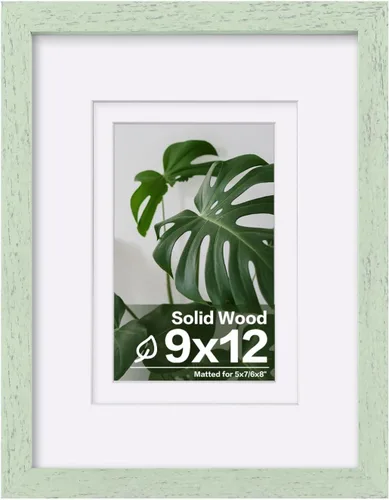 Vista 134 de Egofine - Portarretratos de 4 x 6 pulgadas, de madera maciza con plexiglás, para fotos de 3.5 x 5 con paspartú o de 4 x 6 sin paspartú, para colocar