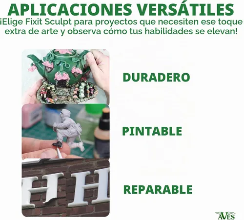 Vista 5 de Aves Fixit Sculpt - Compuesto de modelado y reparación de epoxi