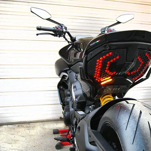 Vista 6 de New Rage Cycles Eliminador de guardabarros compatible con Ducati Diavel V4 (2023 - presente)