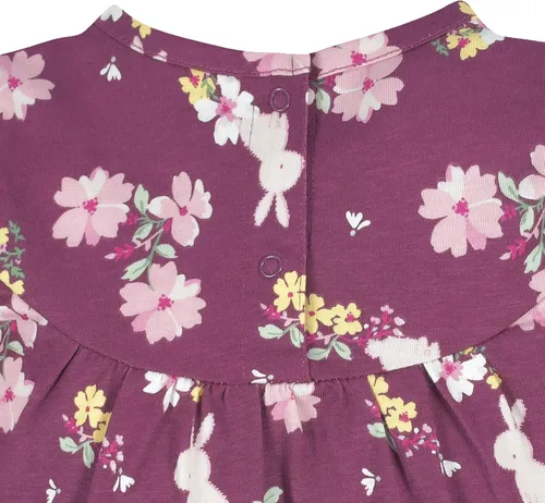 Vista 3 de Gerber Conjunto de 2 piezas de vestido y leggings de manga larga para bebés y niñas pequeñas