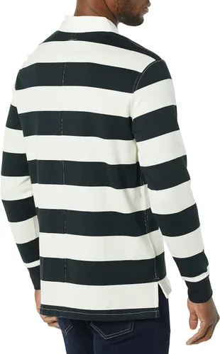 Vista 2 de Tienda Aware Camiseta de rugby de algodón 100% orgánico para hombre