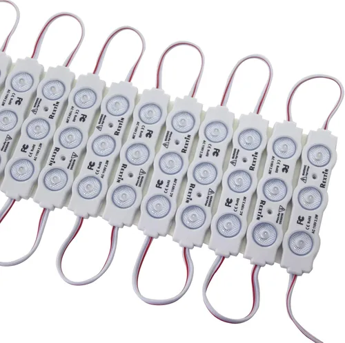 Vista 7 de 2 paquetes de conectores de cable de 2 pines con enchufe para 110 V 2835 3 módulo LED luces blancas para letreros publicitarios de letreros