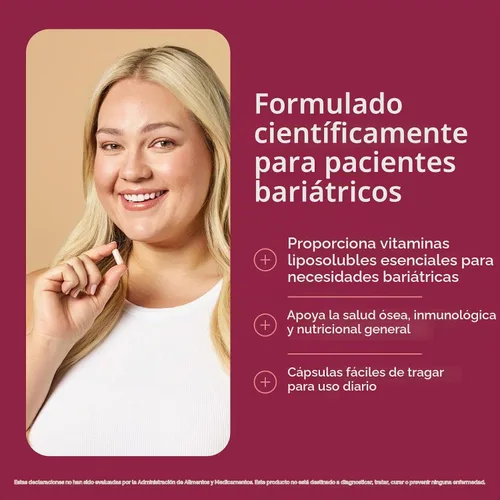 Vista 2 de Bariatric Advantage High ADEK Multi, 60 Cápsulas