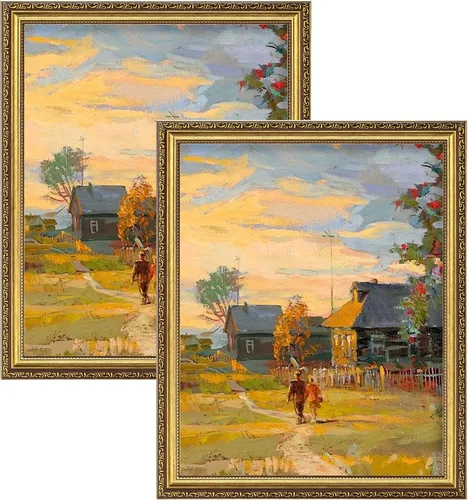 Vista 30 de eletecpro 8x10 Vintage Picture Frame, Glass Cover, Gold, 2-Pack Dorado